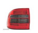 FAROLINS TRASEIROS PARA PORSCHE CAYENNE 03-07 LED FUNDO VERMELHO FUMADO - 2