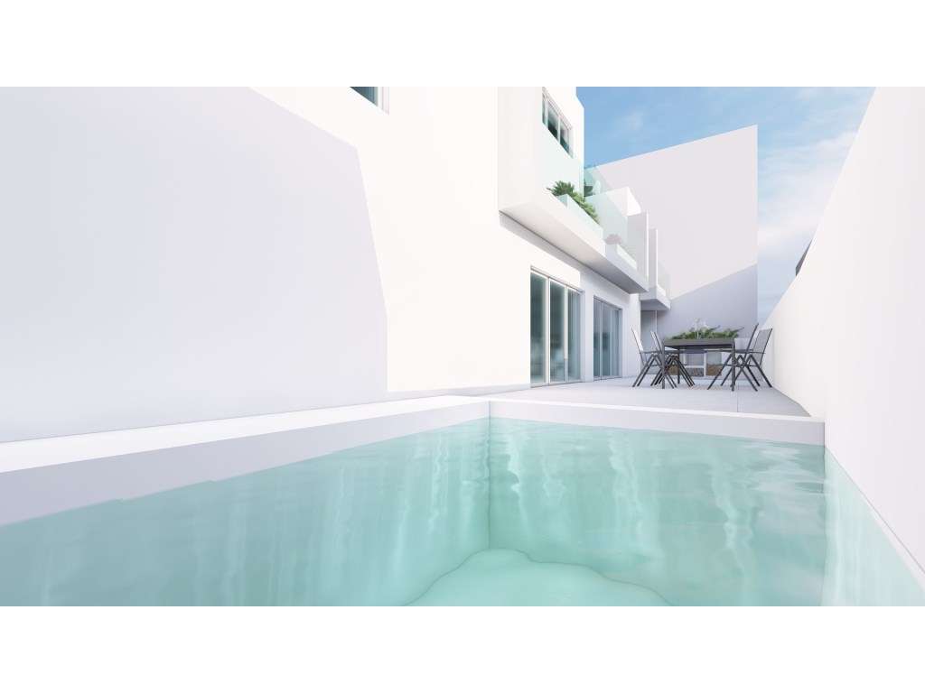 Apartamento T2 novo com piscina no centro em Tavira, Algarve - Grande imagem: 2/34