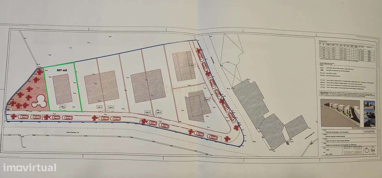 Lote para construção de moradia individual, Vilar de Figos, Lote1-14