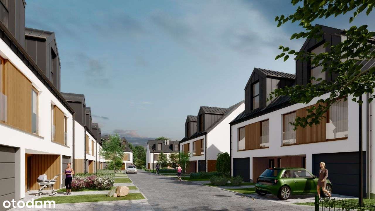 Dom w zabudowie bliźniaczej 150m2-Grabówki Zacisze - Pełny obrazek: 1/6