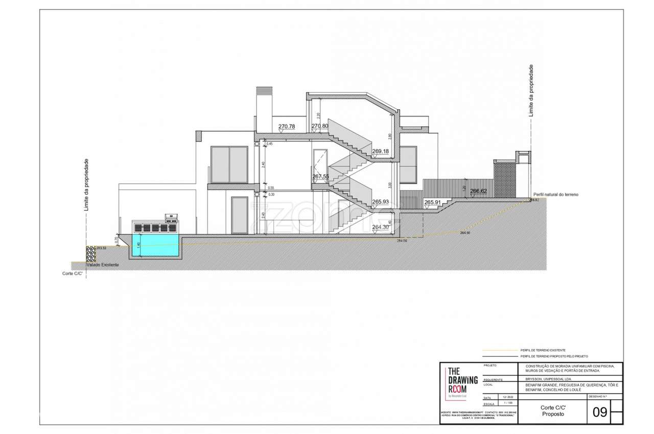 Terreno com projeto aprovado para uma moradia - Benafim - Grande imagem: 5/24