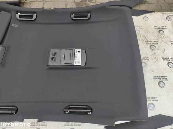 BMW E65 Podsufitka czarna M-Pakiet Komplet Bez szyberdachu - 6