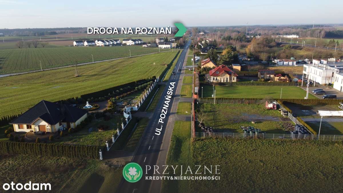 2 DZIAŁKI BUDOWLANE NA SPRZEDAŻ- Pobiedziska, ul. Poznańska - Pełny obrazek: 4/9