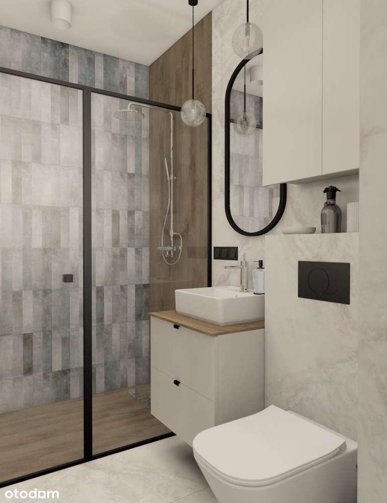 Mieszkanie z ogródkiem wykończone "POD KLUCZ" 51,95 m2-14