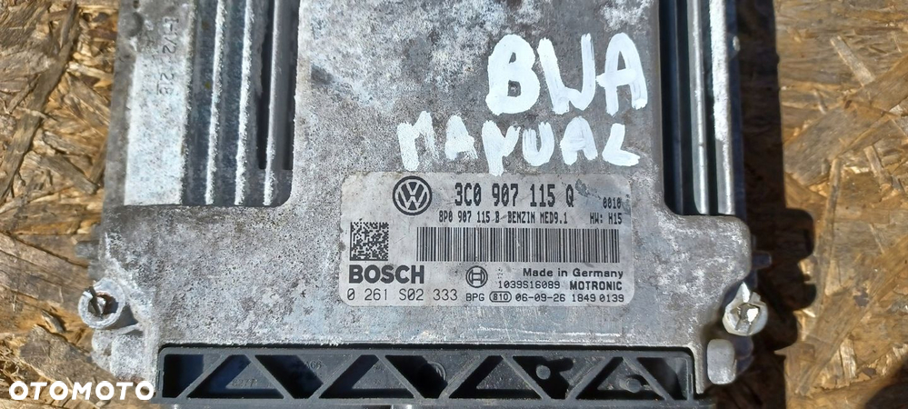VW PASSAT B6 STEROWNIK KOMPUTER SILNIKA 3C0907115Q - 2