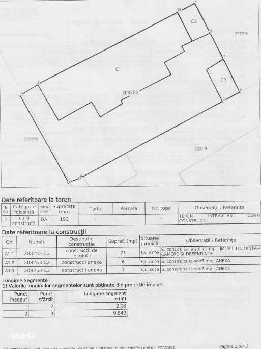 Casa pe un singur nivel cu teren 195 mp – Andronache , Sector 2-6