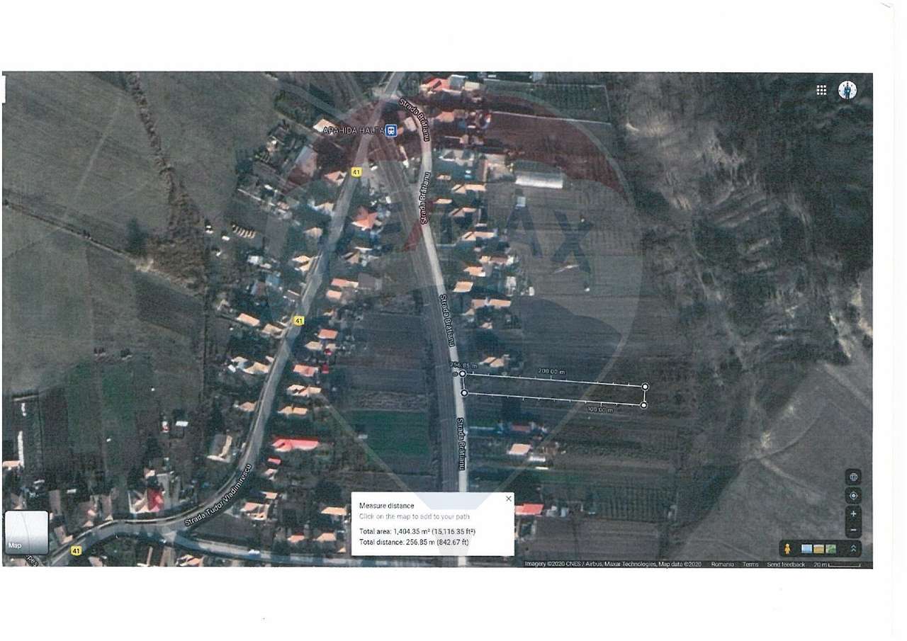 Vând teren intravilan - Apahida, Str. I.C. Brătianu, 1400 mp, front 13 - Imagine principală: 2/6