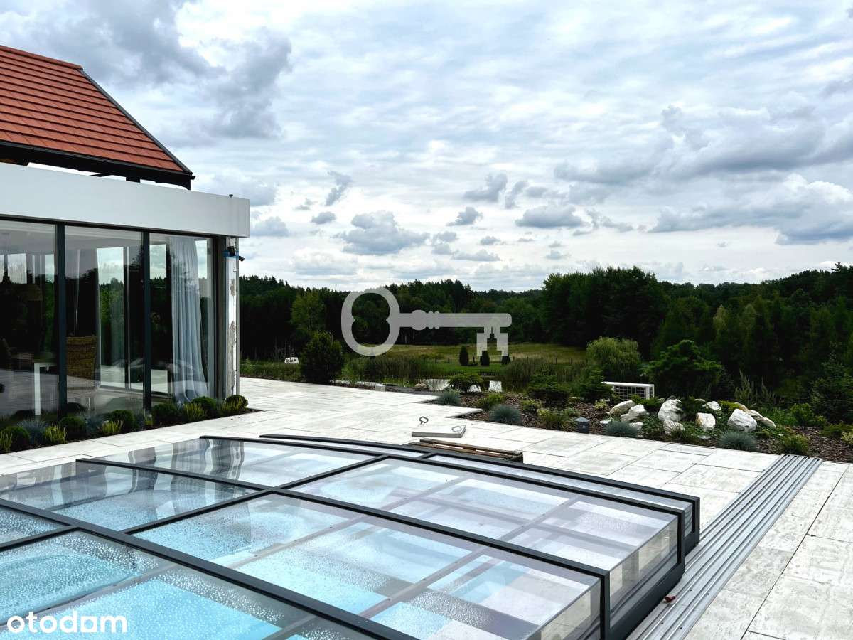 Nowy dom z basenem | 200 metrów do jeziora-12