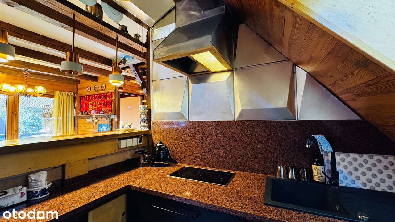 OBNIŻKA CENY Piramida - wyjątkowy dom nad strumykiem 100 m2 BRENNA-11