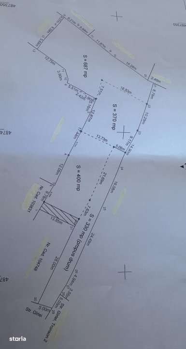 Teren intravilan Pitesti - lot de 400 mp - Comision 0 - Imagine principală: 4/5