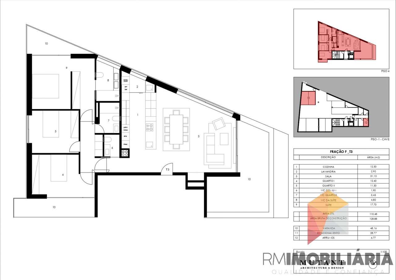 Apartamento T3 NOVO em São Cosme, Gondomar-25