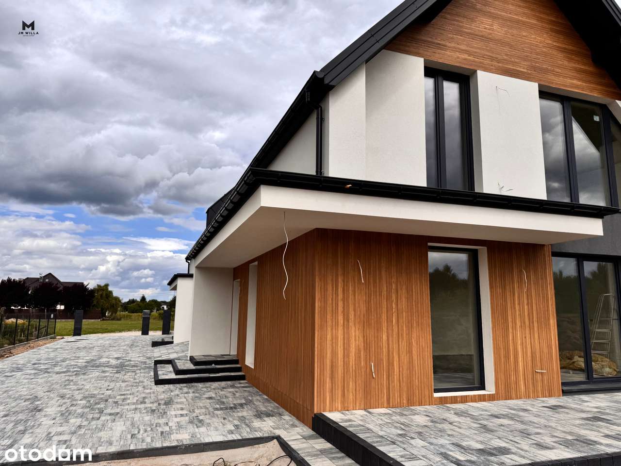 BLIŹNIAK Z ANTRESOLĄ DZIAŁKA 400mkw  WYSOKI STANDARD DUŻE OKNA - Pełny obrazek: 5/17