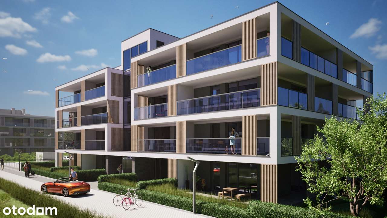 Apartament tuż przy plaży 39,5m2 z tarasem 29,6m2, cena z 23% VAT - Pełny obrazek: 5/12