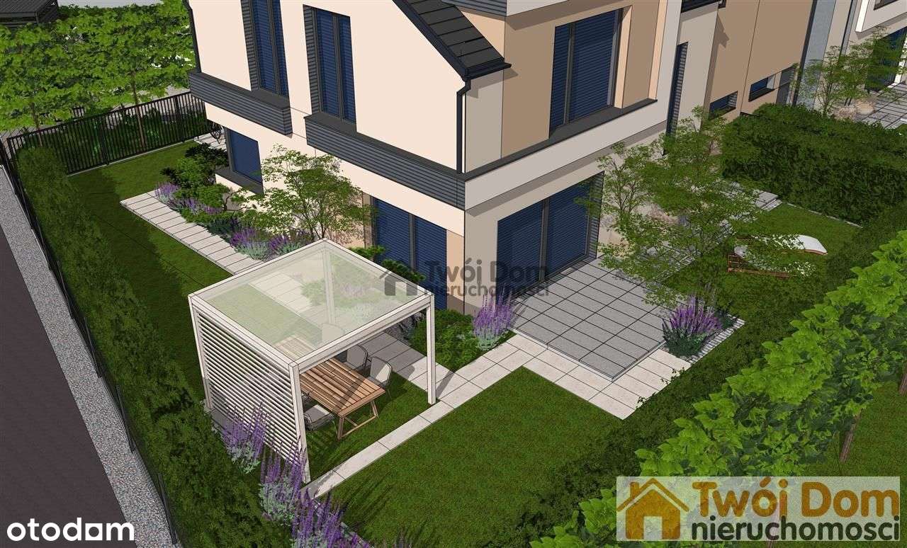 Dom z urządzonym ogrodzonym ogrodem – Wrocław 7min-5