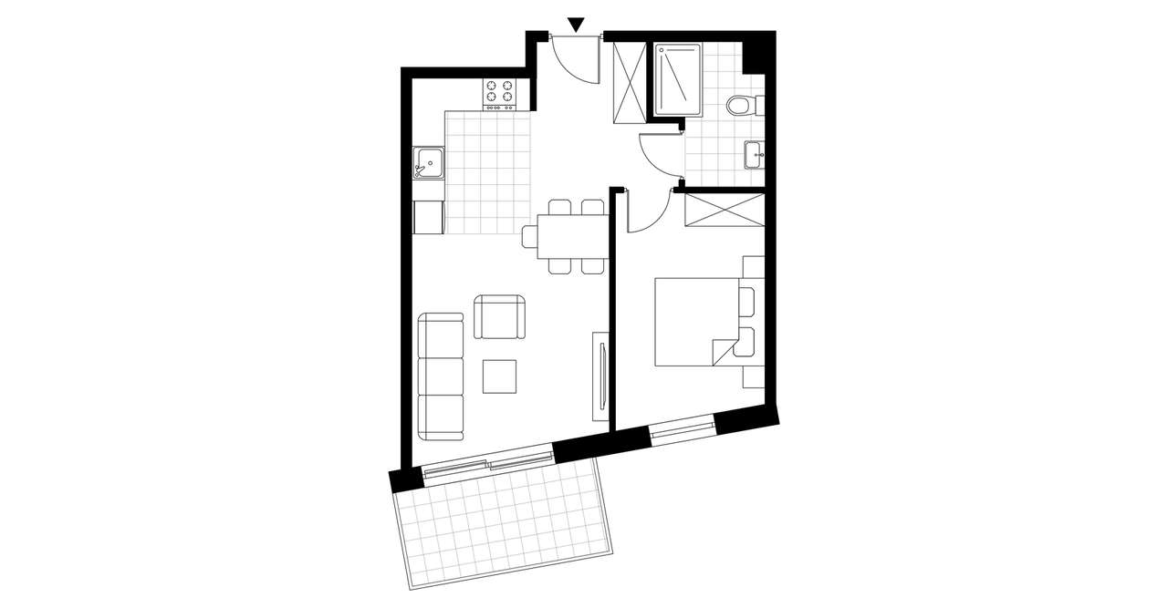 Vanda Park | mieszkanie 2-pok.| C.2.3 - Pełny obrazek: 4/9