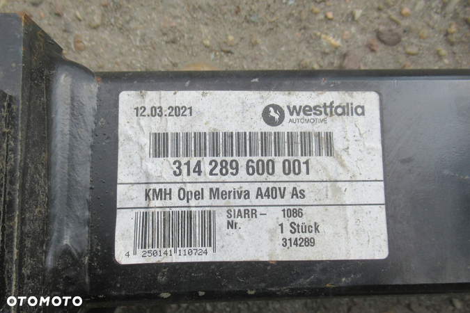 OPEL MERIVA A 21R HAK HOLOWNICZY 2 KLUCZYKI MODUŁ WESTFALIA - 6