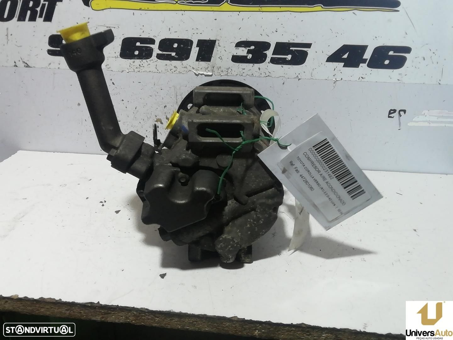 COMPRESSOR AR CONDICIONADO TOYOTA COROLLA VERSO 2005 -4472601060 - 2