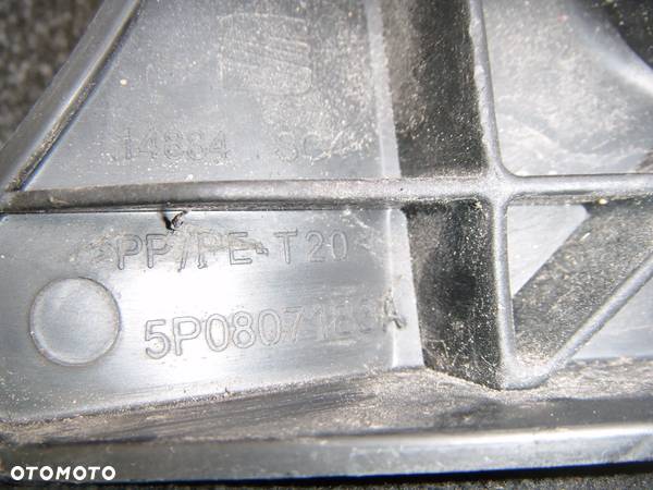 seat altea 06r ślizg zderzaka lewy przód 5p0807183a - 2