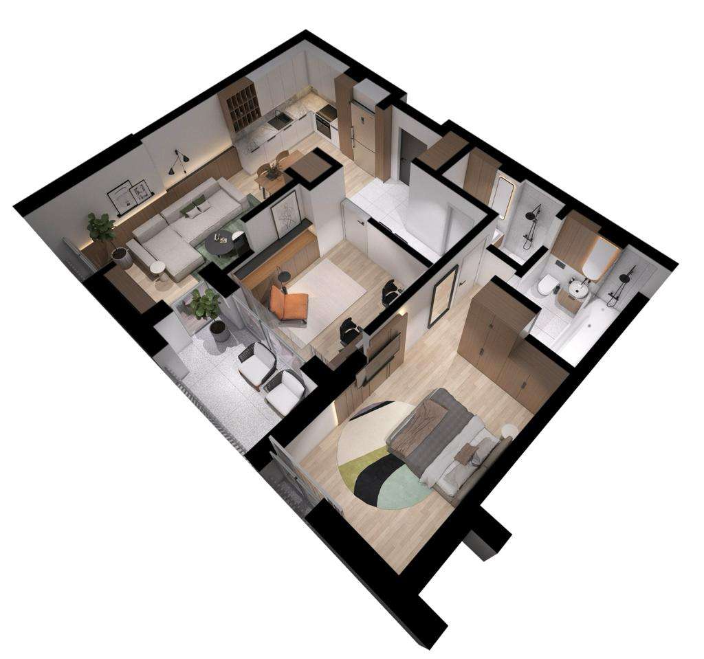 De la dezvoltator, Apartamente cu 3 camere, zona VIVO, Proiect Nou - Imagine principală: 2/5