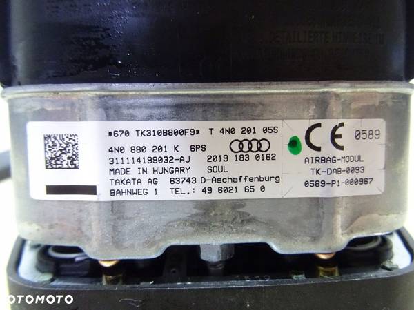 AUDI A6 A7 A8 E-TRON PODUSZKA AIR BAG 4N0880201K - 6