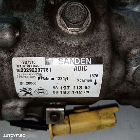 Compresor clima Citroen Peugeot 2.0BlueHdi • 9819711380 - 5