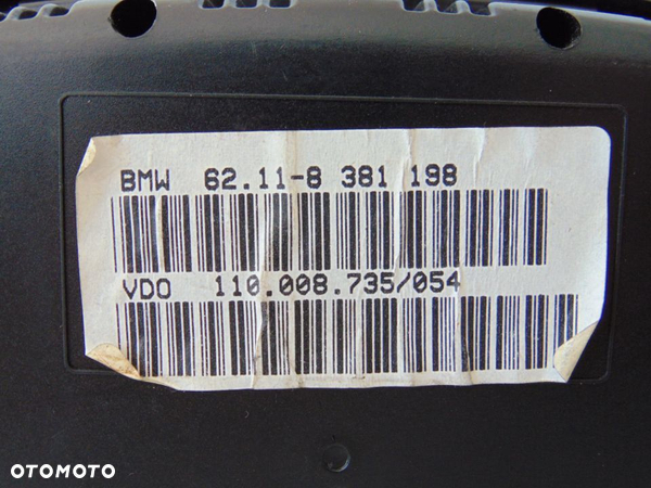 Oryginalny licznik zegary 8381198 BMW E39 530d 530 d 3.0 diesel 96-00r - 2