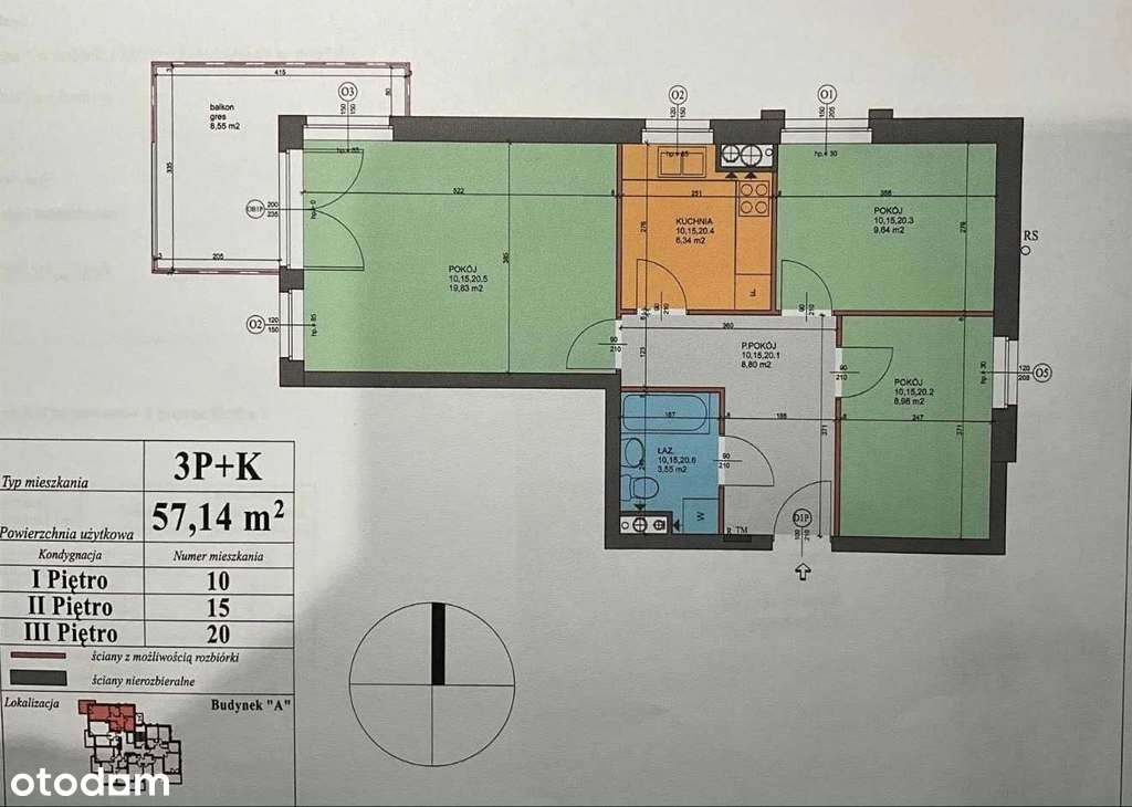 Lecha-3Pokojowe Mieszkanie 57M2 - Pełny obrazek: 5/5