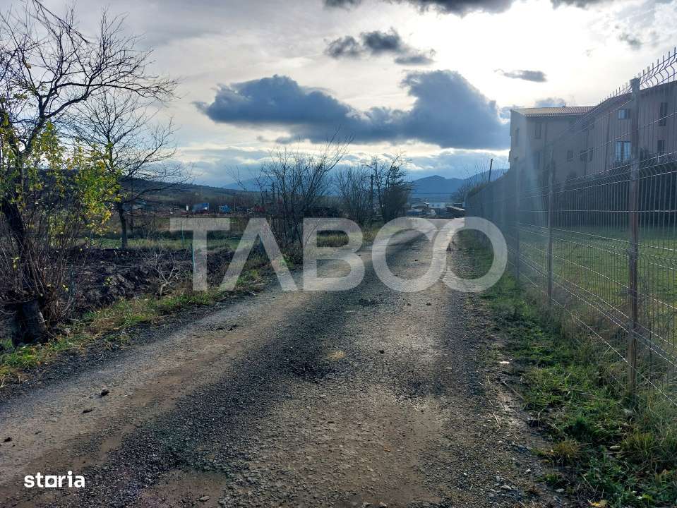 Teren intravilan 1687 mp pentru cabana zona de gradini Cisnadie - Imagine principală: 5/7