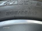 Jante Mini Cooper OEM cu cauc 205/55/R17 bridgestone dot 2014 iarna 5-6mm 7jx17is50 - 8