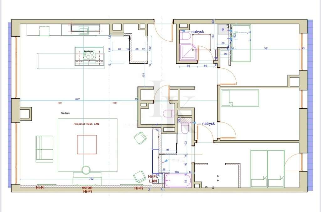 Przestronny apartament z widokiem na Park Dygata-19