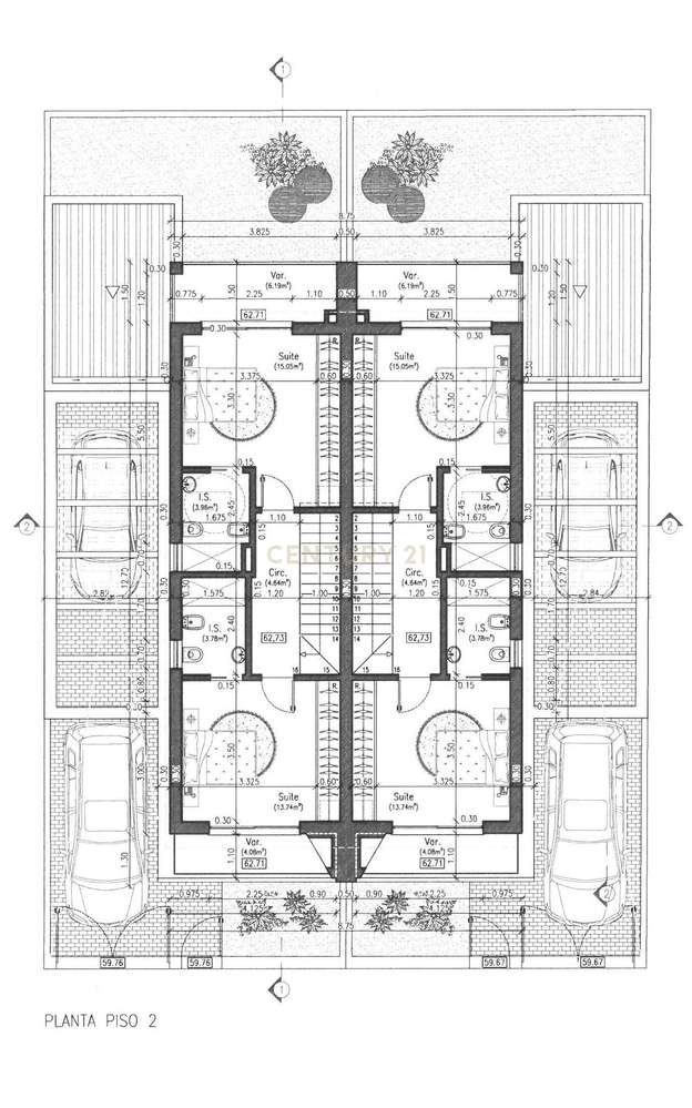 Moradia T3 Geminada em construção - Fernão Ferro - Grande imagem: 3/3