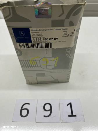 Filtr oleju Mercedes A 3521800209, A 0011846725 - 4