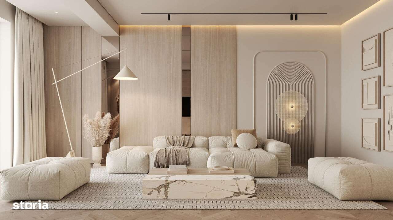 APARTAMENTUL FAMILIEI, 2 CAMERE DECOMANDAT DE 56 MP, BAIE CU GEAM,-16