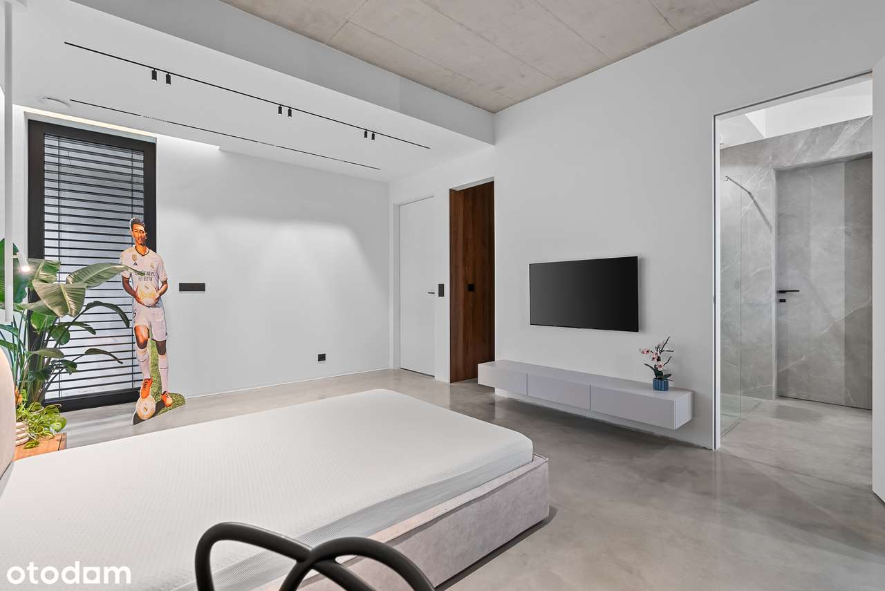 Nowoczesny parterowy dom prawie 6m wysokości, Luksus i elegancja-17