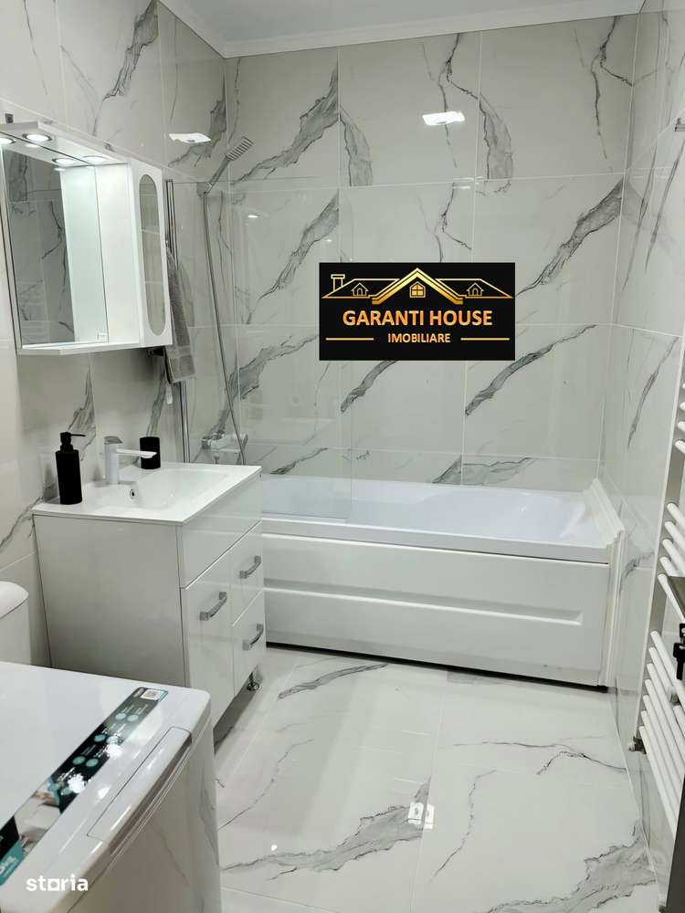 Bloc nou, apartament cu 2 camere, mobilat, parcare, 350€/Luna - Imagine principală: 5/6