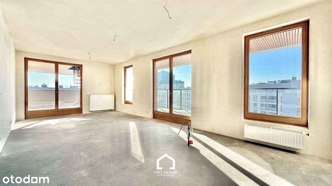 ⭐️Duży taras na dachu /Widok na panoramę Warszawy⭐-8