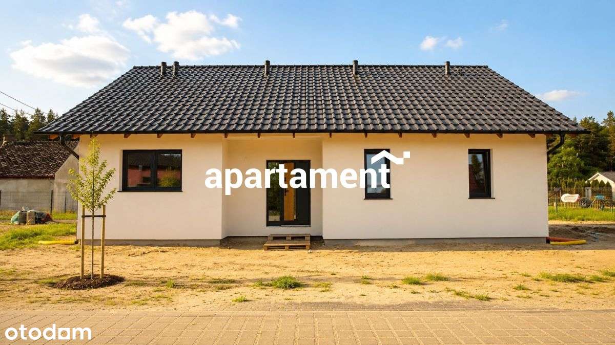 Rezerwacja ! Nowy dom parterowy, działka 850 mkw