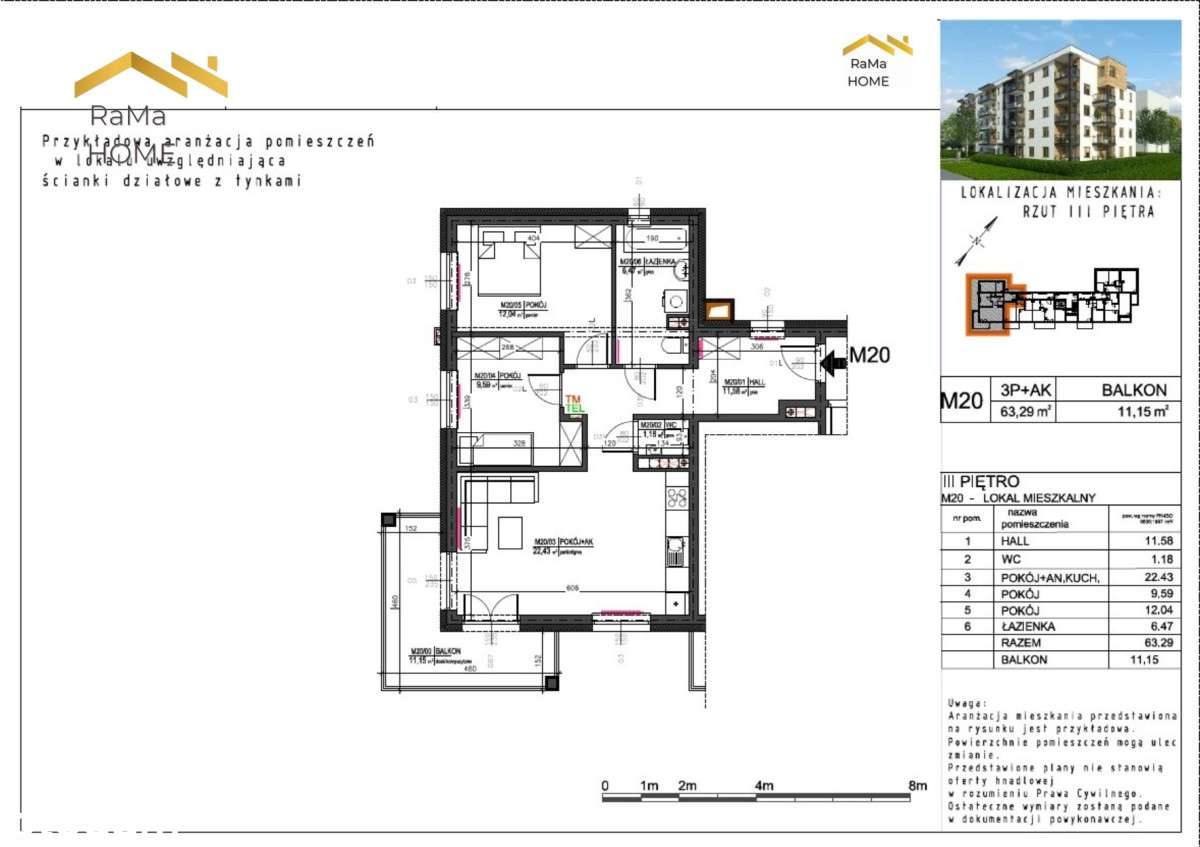 3 pokoje I duży balkon I nowe I 2025r.-7