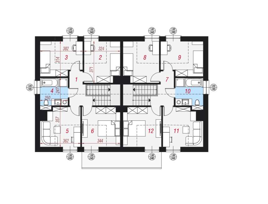 Przestronny bliźniak, na dużej działce.-8