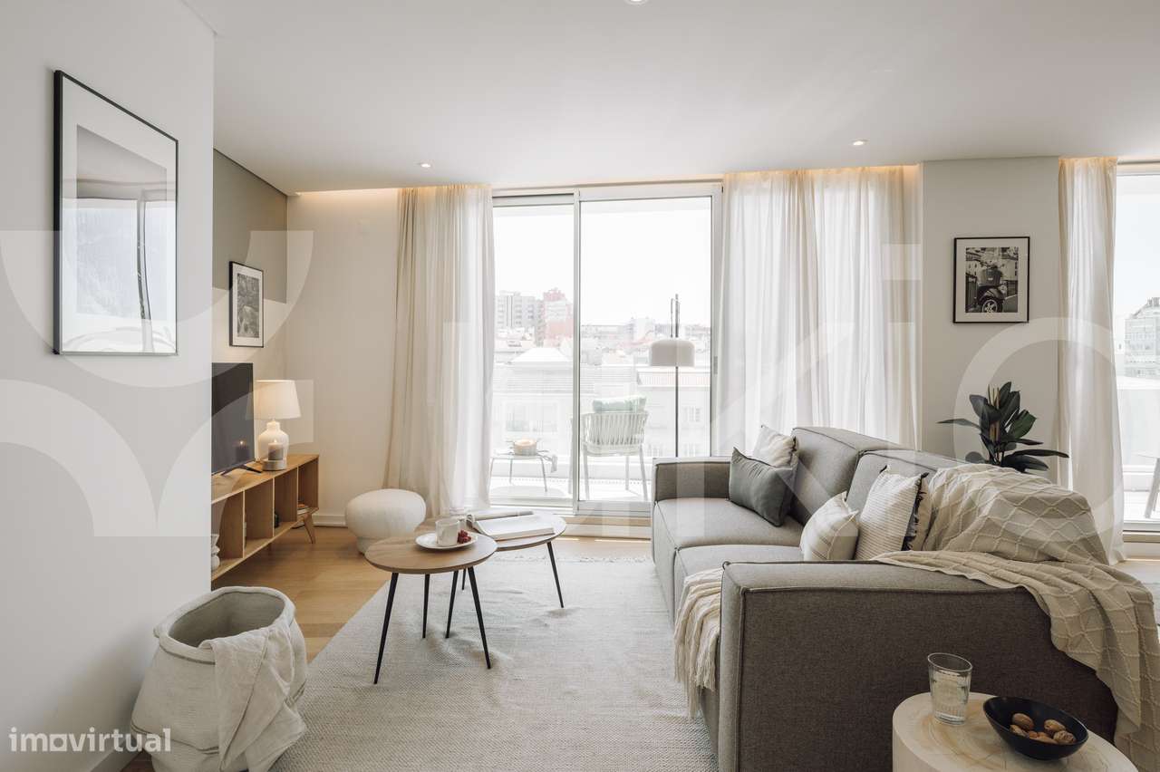 Apartamento T2 com terraço em Alvalade - Grande imagem: 2/23