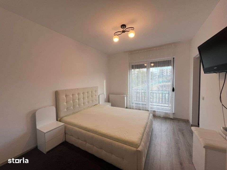 Apartament 3 camere + garaj ,76 mp, finisat  si mobilat,in cart Europa-4