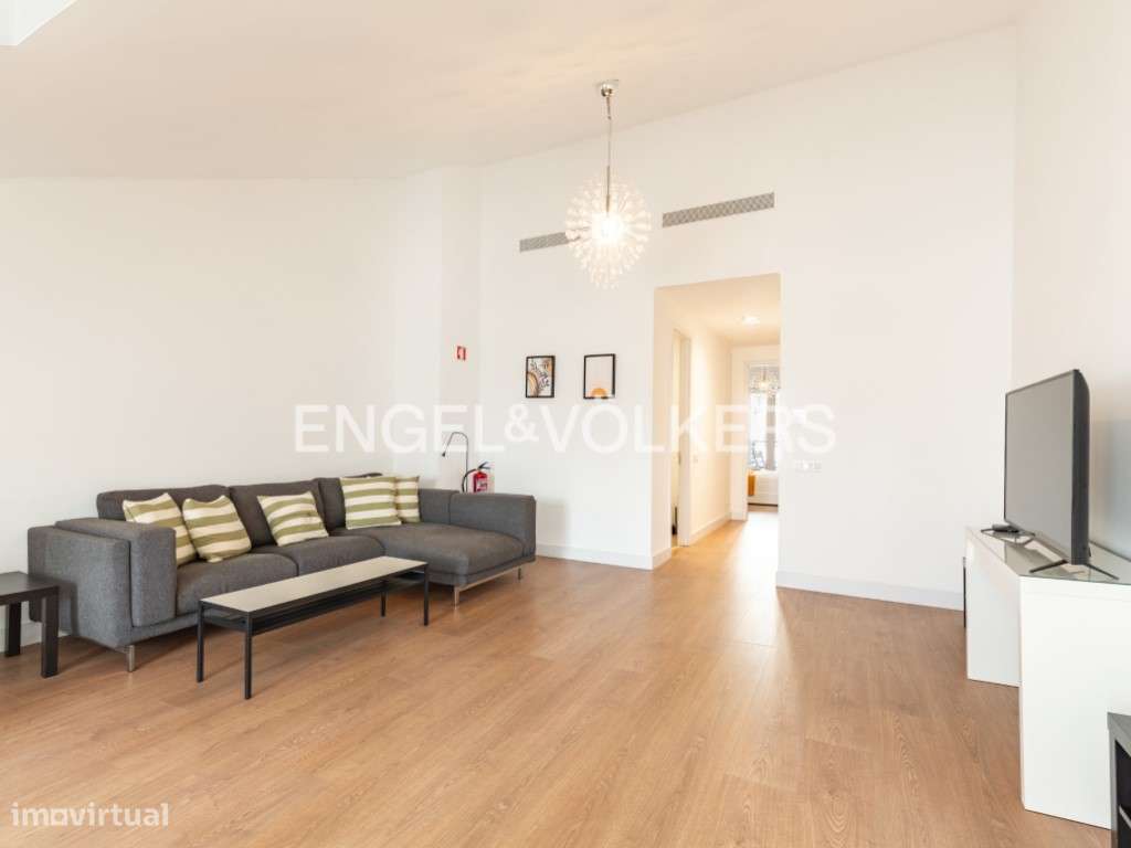 Amplo T2 com vista sobre o rio em Santos Design District-4