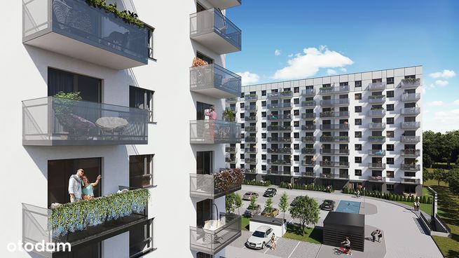 4-pokojowe mieszkanie 70m2 + 2 balkony