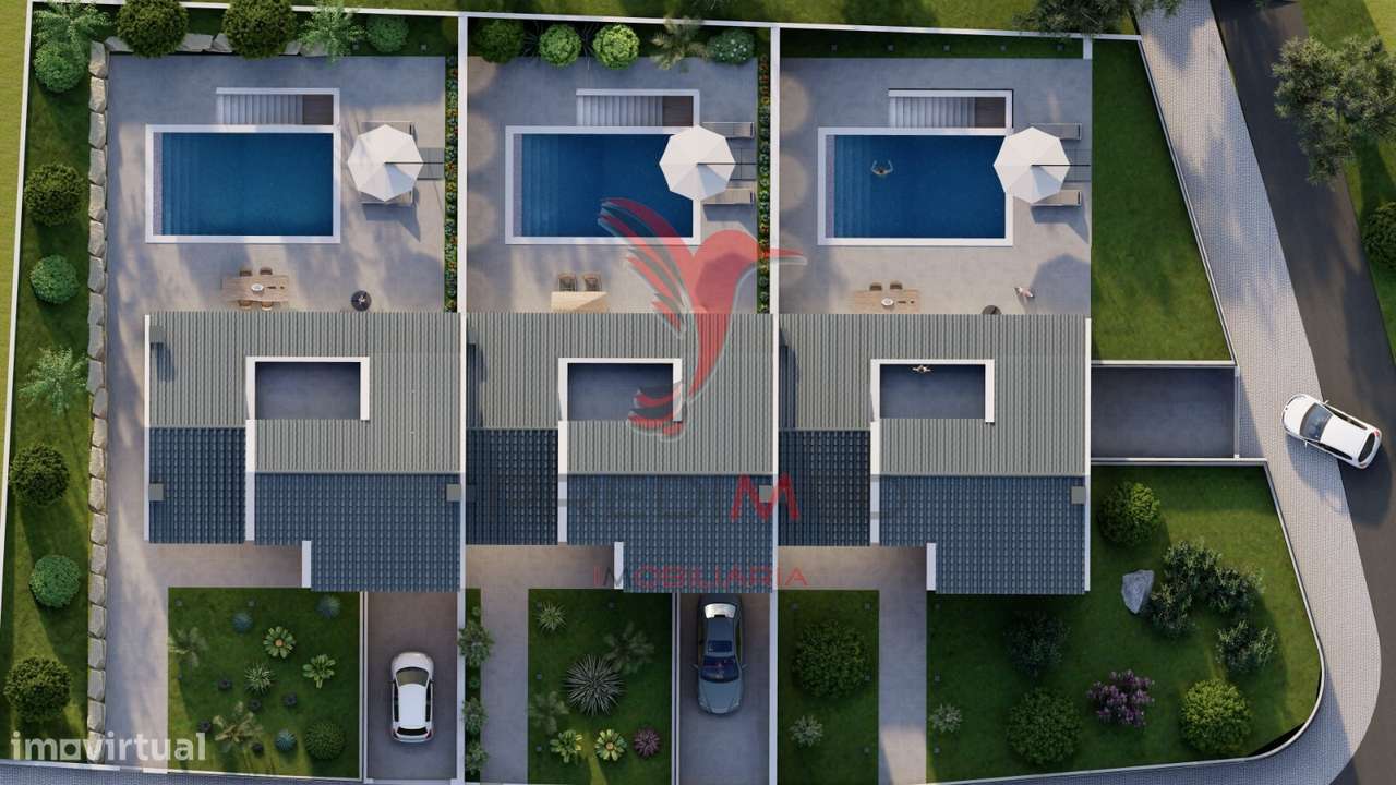 MORADIAS DELUXE T3 COM PISCINA E GARAGEM - PATÃ DE CIMA - Grande imagem: 2/13