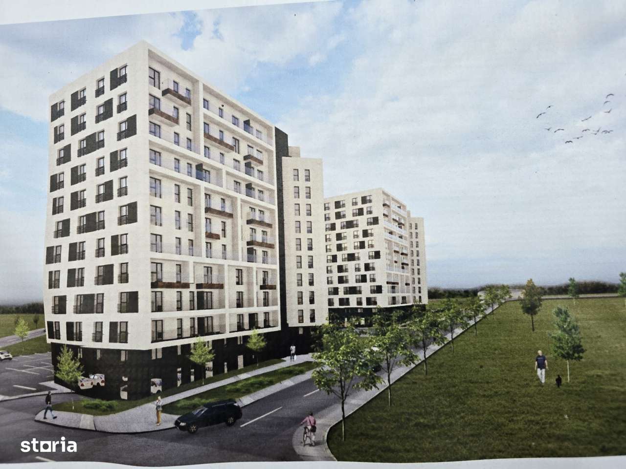 Apartament 1 cameră în bloc NOU la cheie - Imagine principală: 2/5