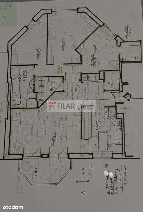 Mieszkanie, 134 m², Warszawa-11