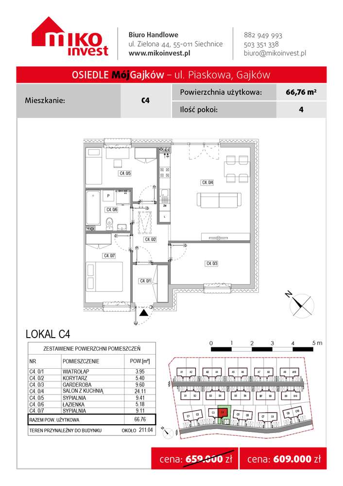 Ostatnie Gajków zabudowa bliźniacza - Pełny obrazek: 2/7