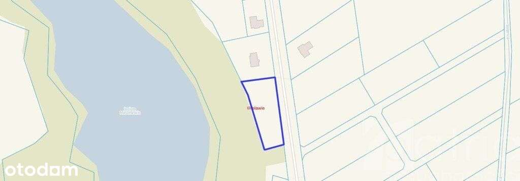 Działka budowlana z dostępem do jeziora 2304 m2-4