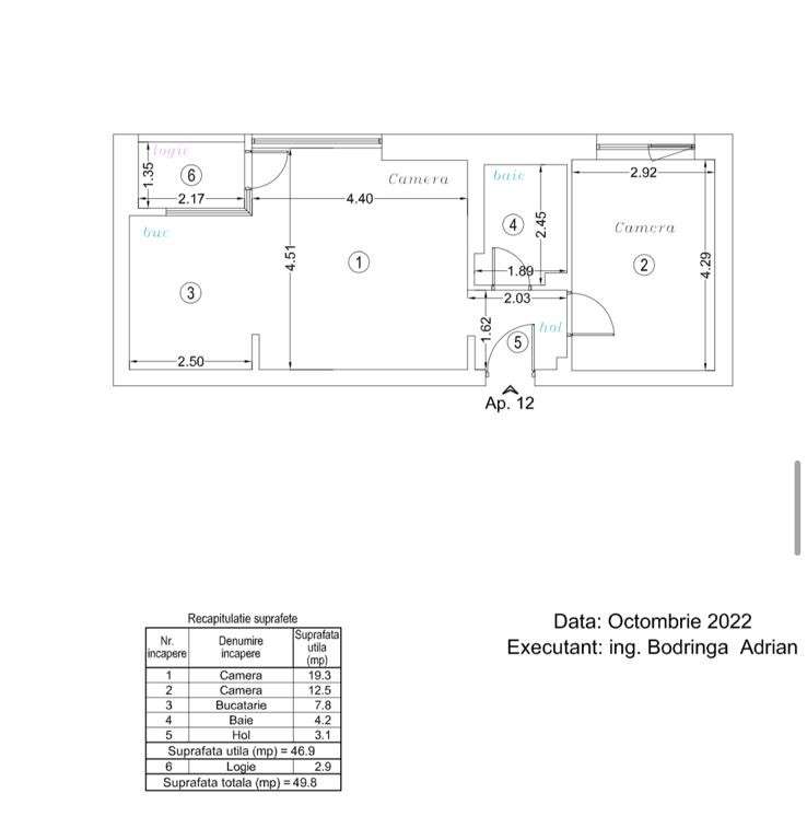 2 camere Aviatiei in bloc nou 2023 | Mobilat si Utilat Lux-13