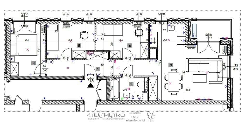 Czechów | 4 pokoje | 71m2 | Salon 27m2 | 2026r. - Pełny obrazek: 2/2